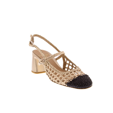 Chantal1962 slingbacks goud