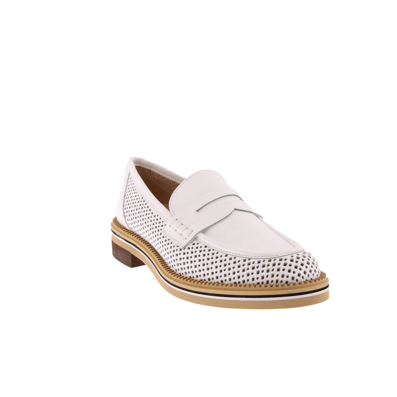 Pertini mocassins et loafers blanc 2