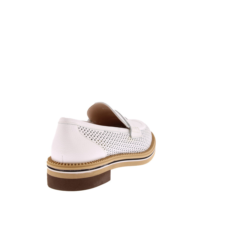 Pertini mocassins et loafers blanc 4