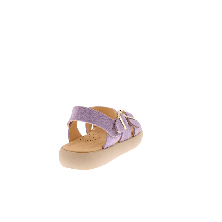Ocra sandalen paars 4