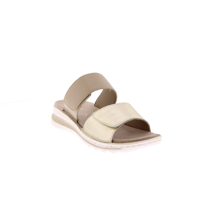 Ara slippers goud 2