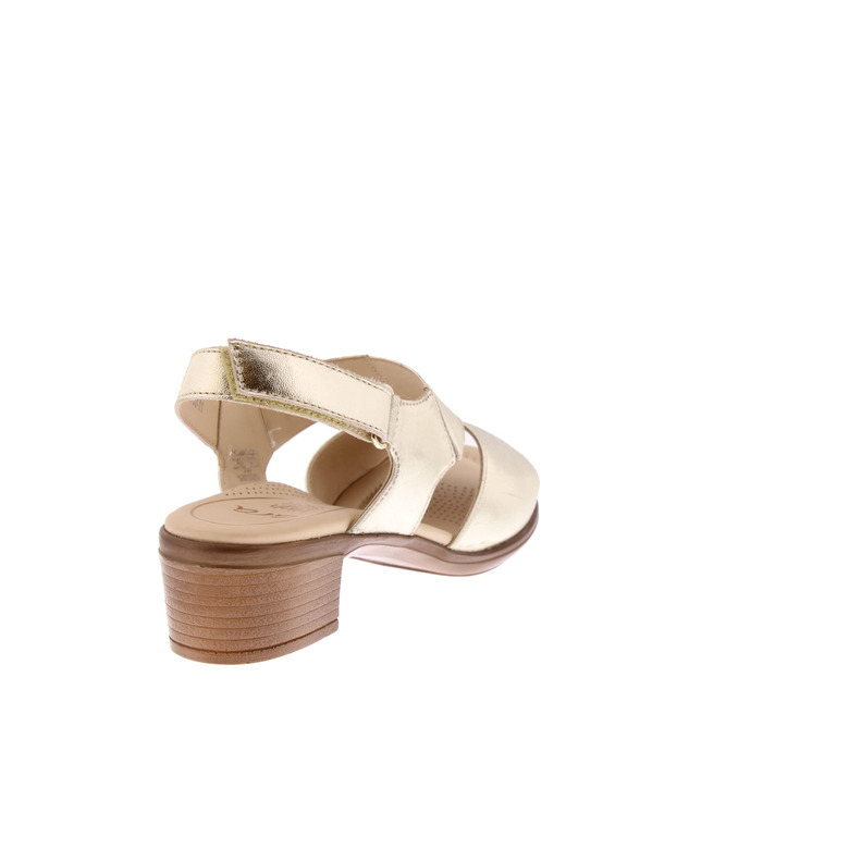 Ara sandals gold 4