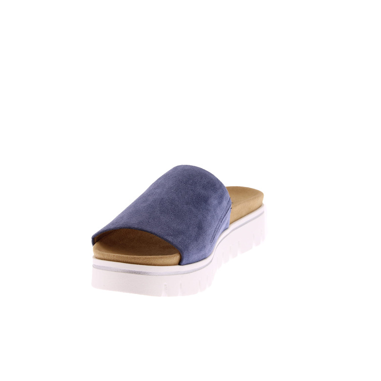 Gabor slippers blauw 3