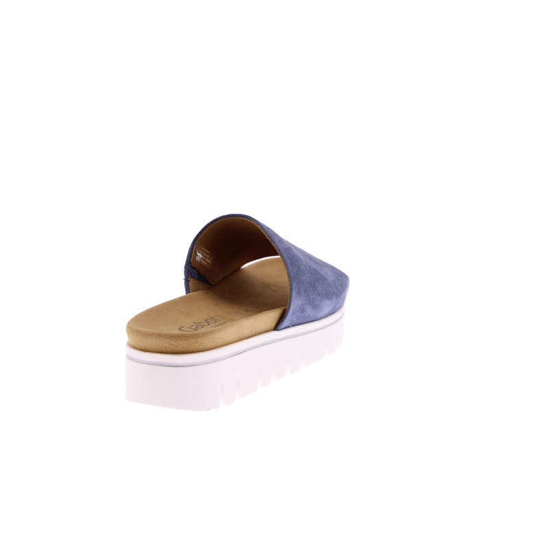 Gabor slippers blauw 4