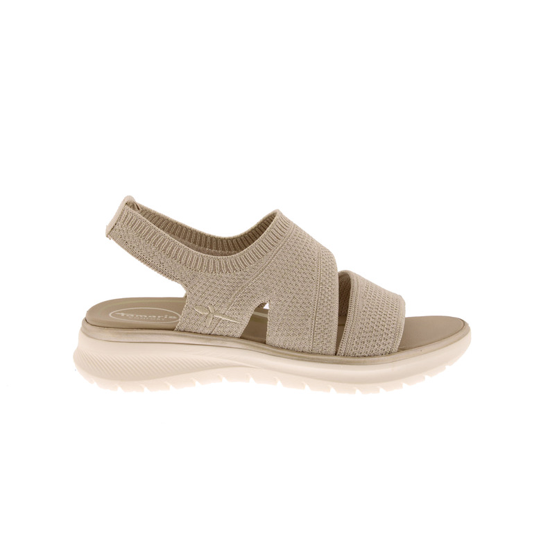 Tamaris Comfort sandalen beige 1