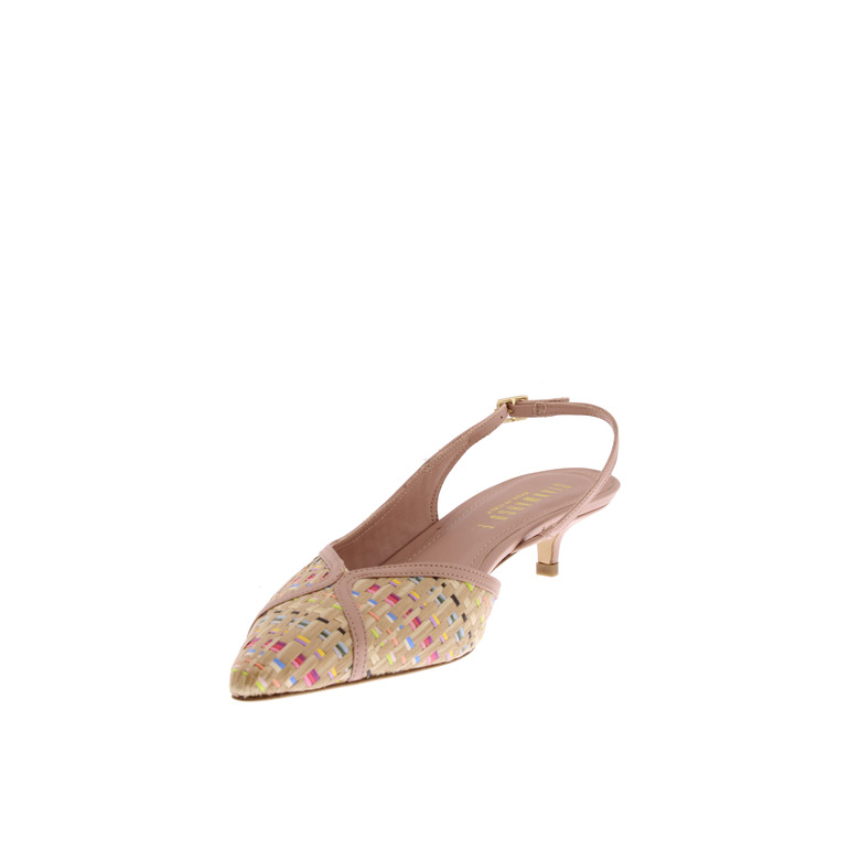 Gianmarco F. slingbacks multi color 3