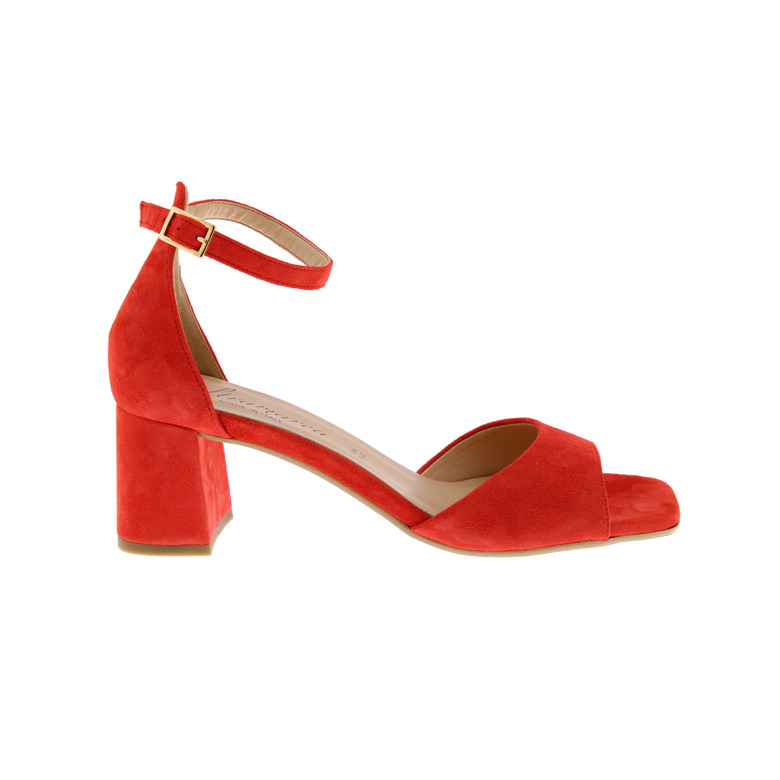 Emmeblu Altramarea sandales rouge 1