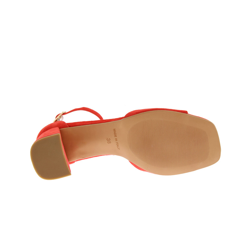 Emmeblu Altramarea sandales rouge 5