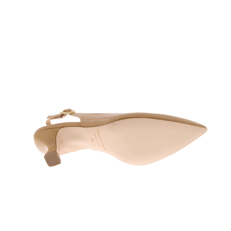 Emmeblu Altramarea slingbacks camel 5
