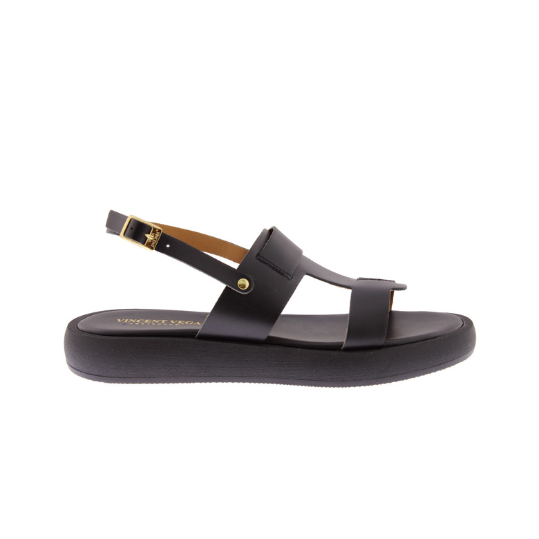 Vincent Vega sandalen zwart 1