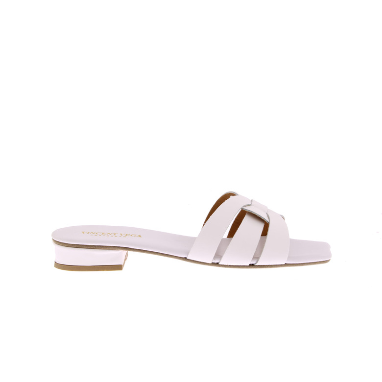 Vincent Vega slippers wit 1