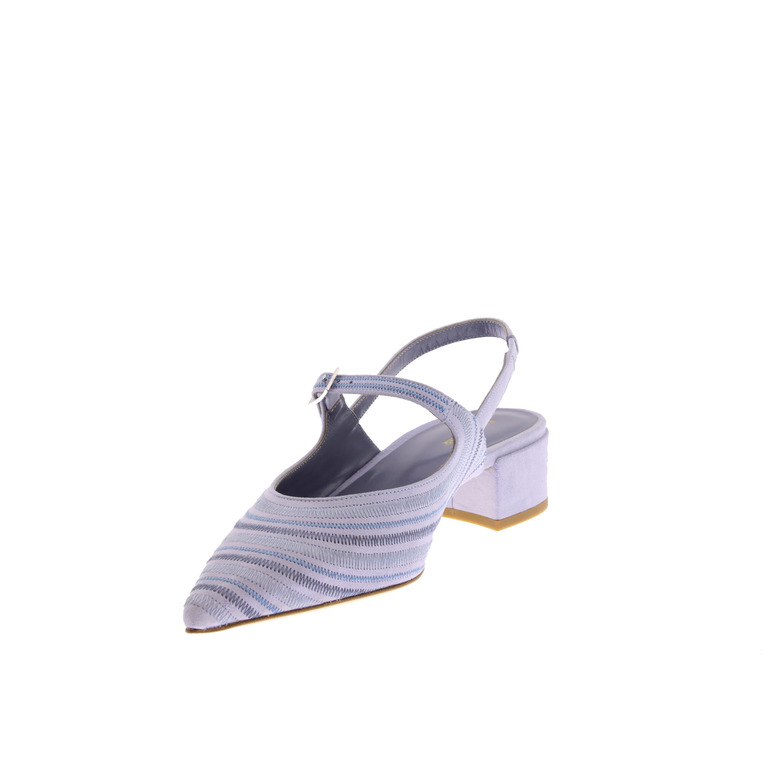 Sam Reychler slingbacks blauw 3