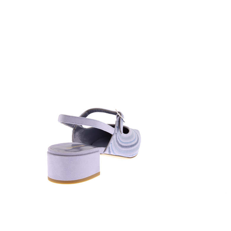 Sam Reychler slingbacks blauw 4