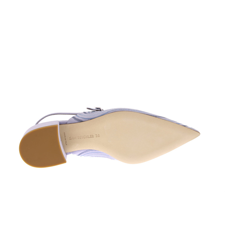 Sam Reychler slingbacks blauw 5
