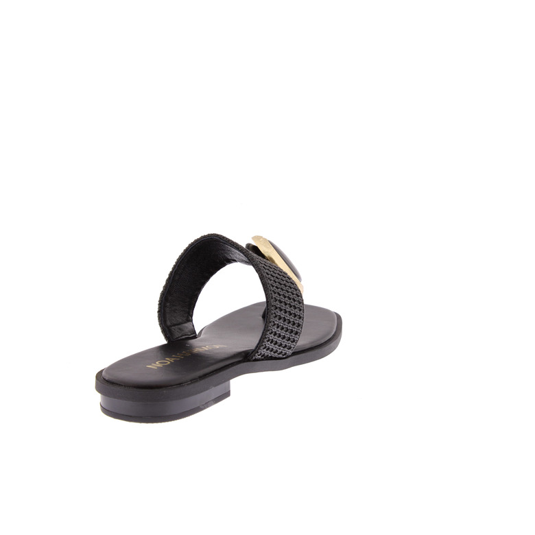 Noa Harmon slippers zwart 4