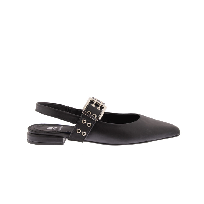 Qusheli slingbacks zwart 1