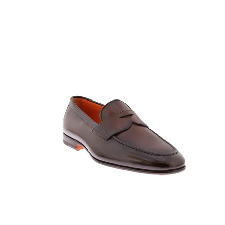 Santoni mocassins et loafers brun