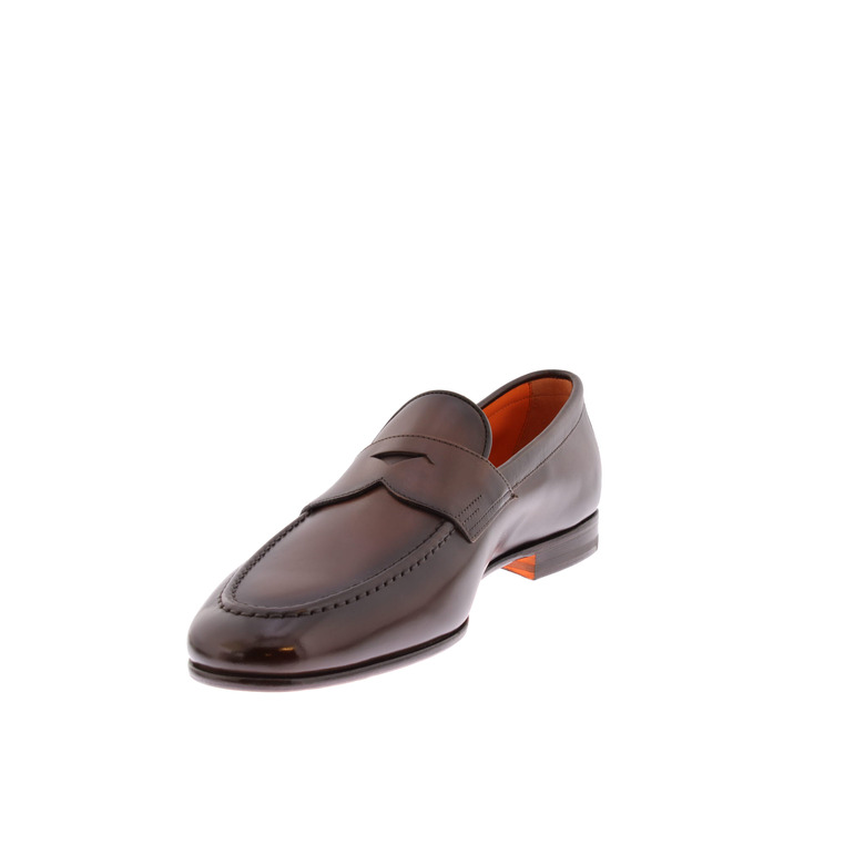Santoni mokassins & halbschuhe braun 3