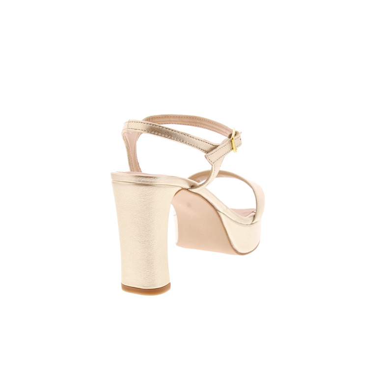 Unisa sandalen goud 4