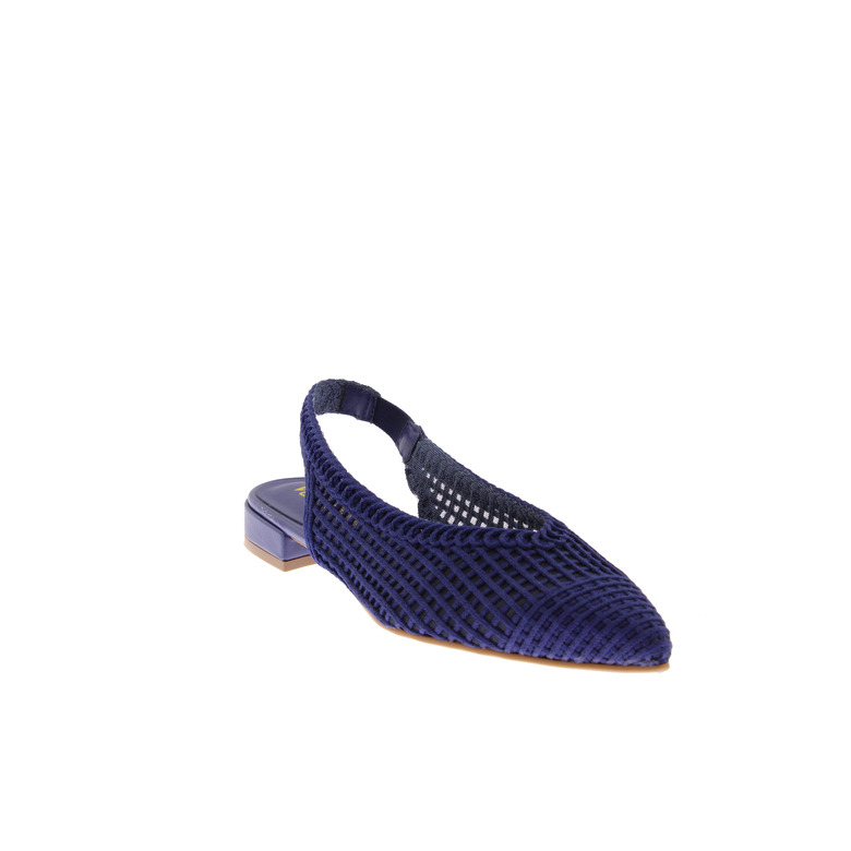 Valentina slingbacks blauw 2