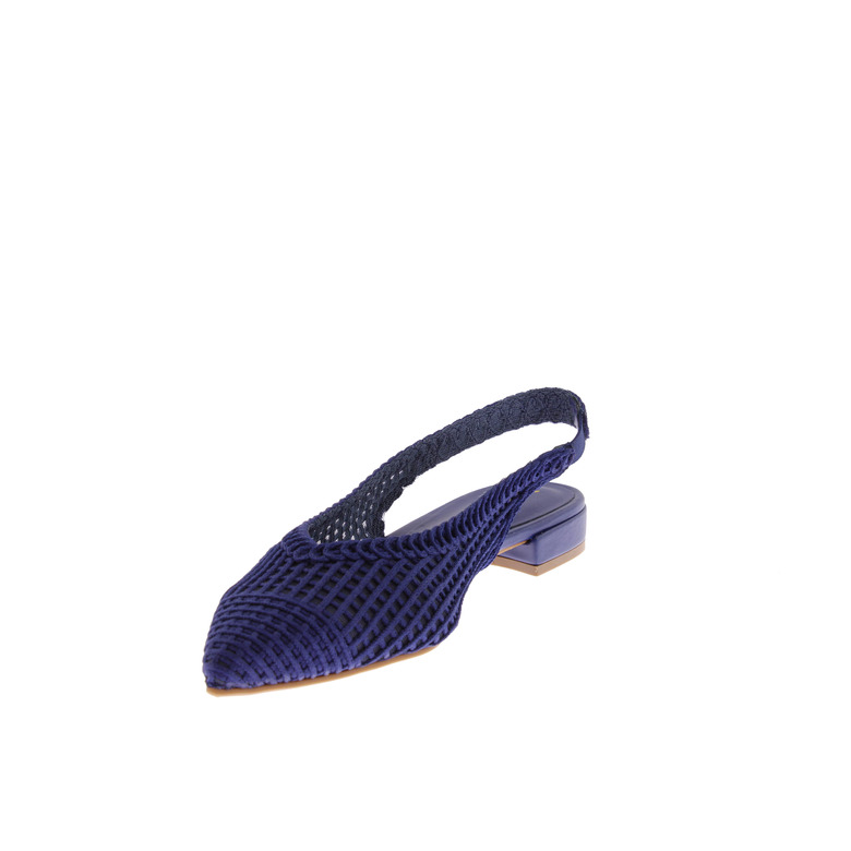Valentina slingbacks blauw 3