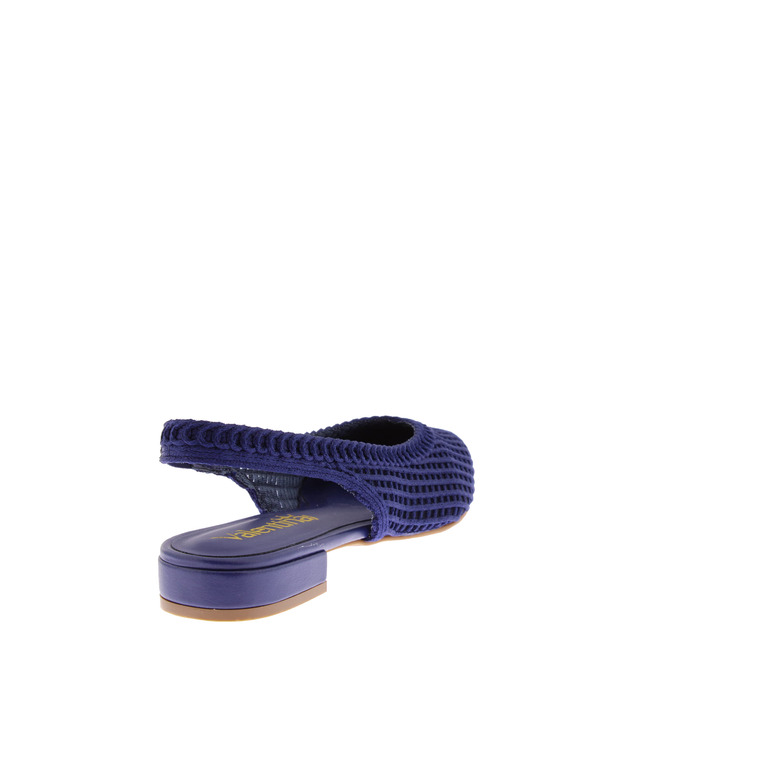 Valentina slingbacks blauw 4