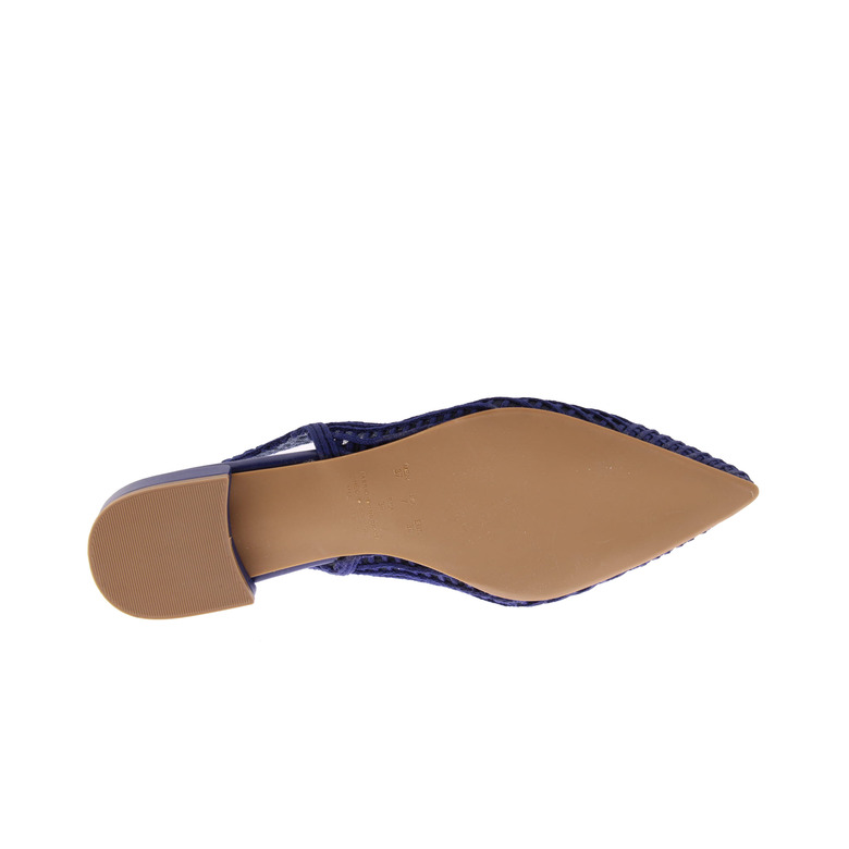 Valentina slingbacks blauw 5