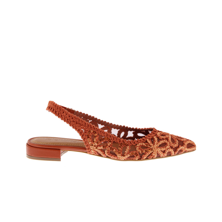 Valentina slingbacks oranje 1