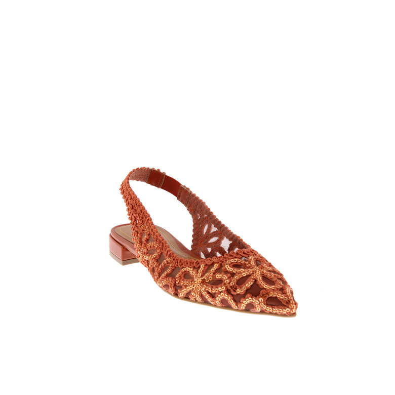 Valentina slingbacks oranje 2
