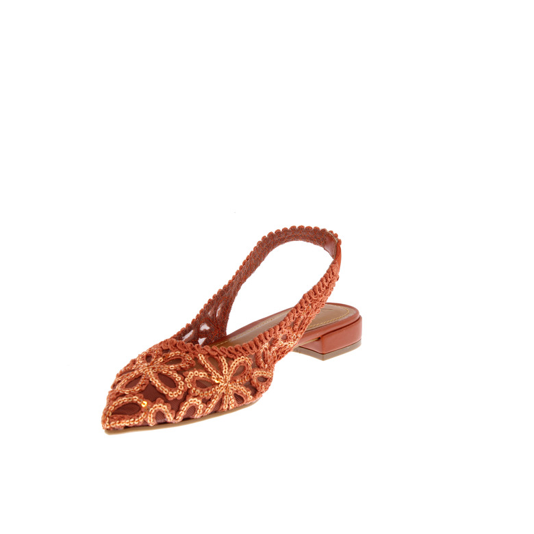 Valentina slingbacks oranje 3