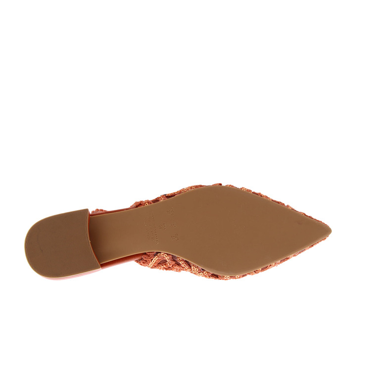 Valentina slingbacks oranje 5