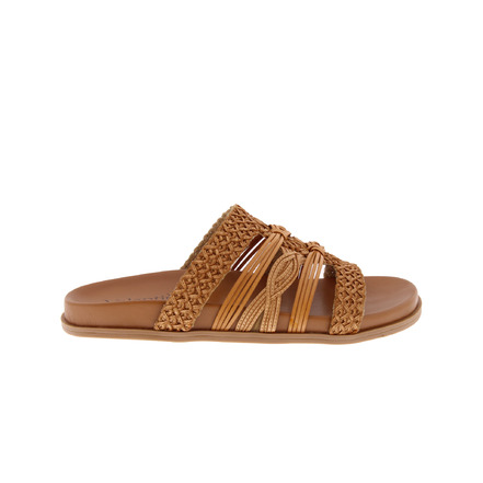 Valentina slippers camel