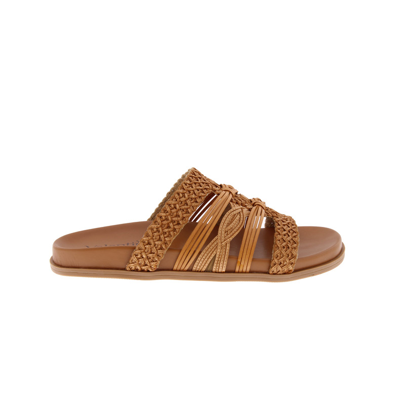 Valentina slippers camel 1