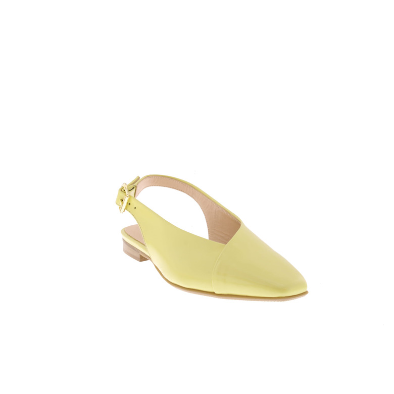 Louisa slingbacks geel 2