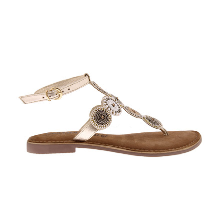Lazamani sandalen goud
