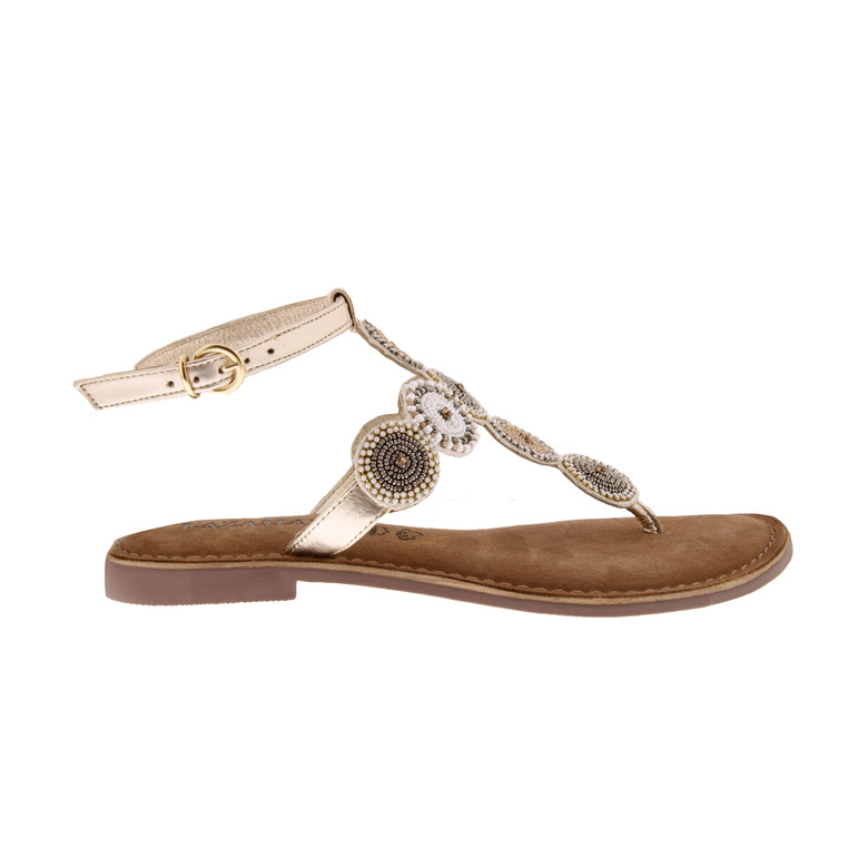 Lazamani sandalen goud 1