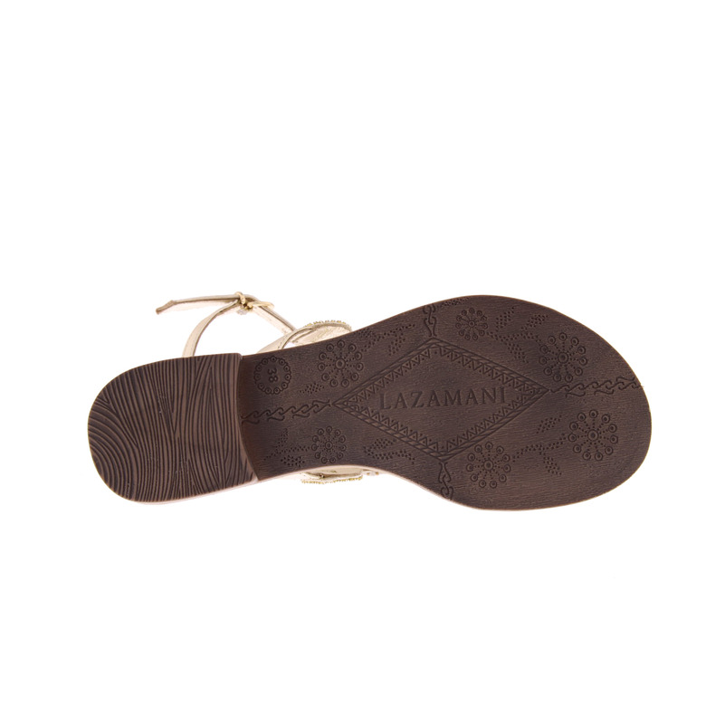 Lazamani sandalen goud 5