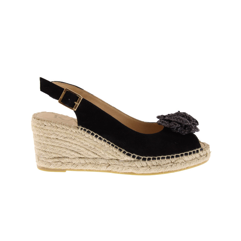 Kanna espadrilles zwart 1