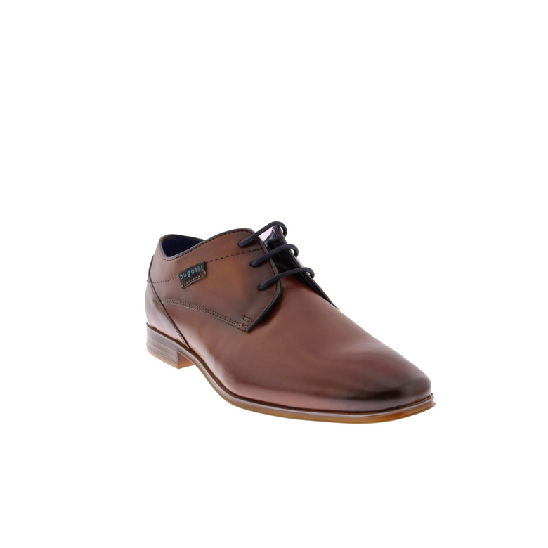Bugattishoes schnürschuhe cognac 2