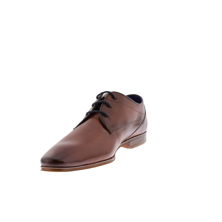 Bugattishoes schnürschuhe cognac 3