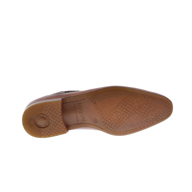 Bugattishoes schnürschuhe cognac 5