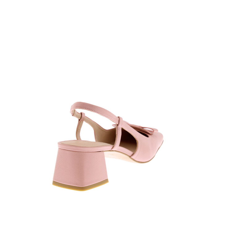 Zinda slingbacks roze 4
