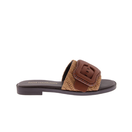 Noa Harmon slippers cognac