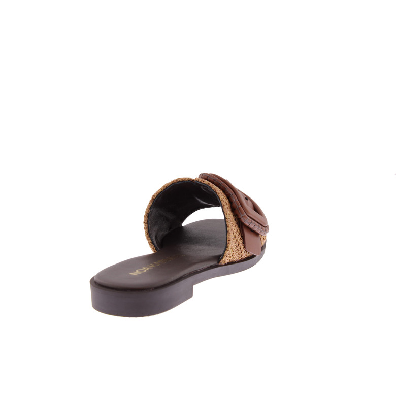 Noa Harmon slippers cognac 4