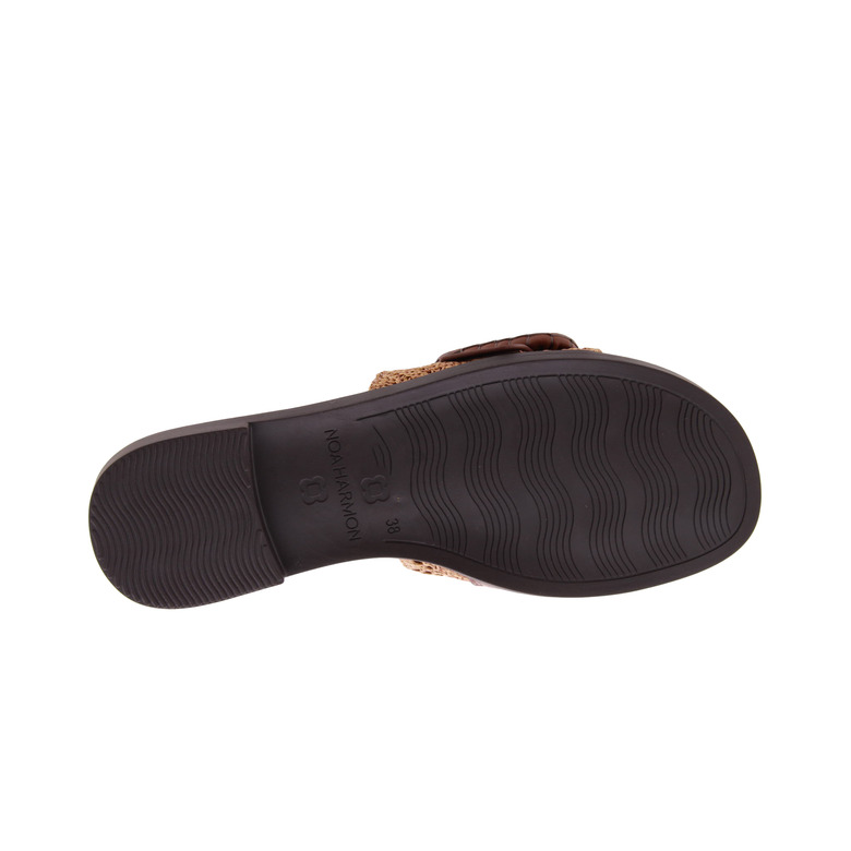 Noa Harmon slippers cognac 5