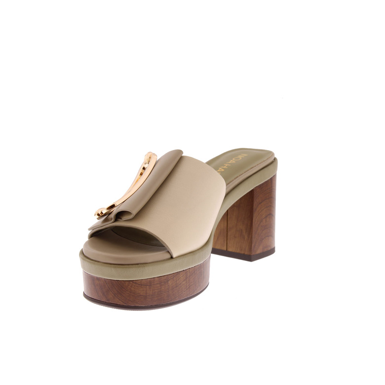 Noa Harmon slippers taupe 3