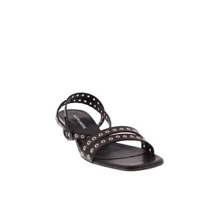 Halmanera sandalen zwart