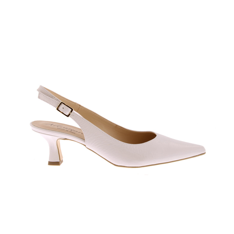 Emmeblu Altramarea slingbacks ecru 1