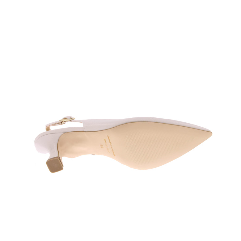 Emmeblu Altramarea slingbacks ecru 5