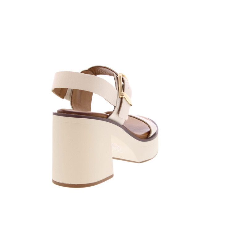 Inuovo sandalen ecru 4